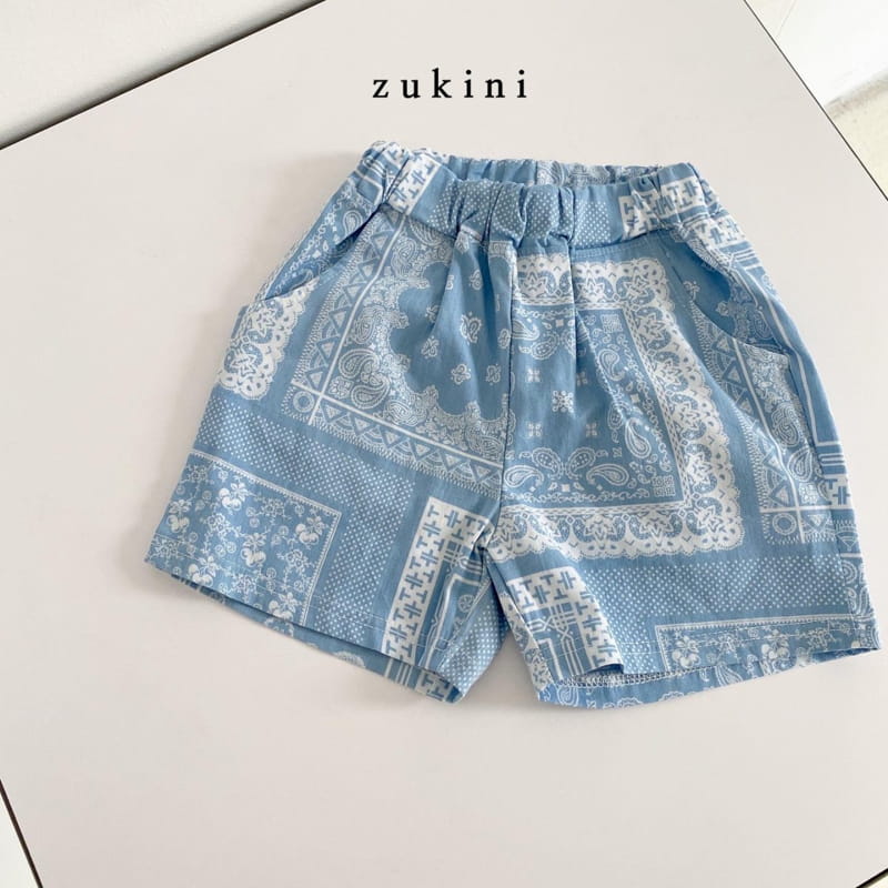 ZUKINI - Korean Children Fashion - #Kfashion4kids - Paisley Shorts - 9