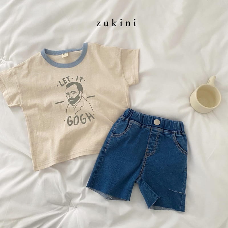 ZUKINI - Korean Children Fashion - #Kfashion4kids - Slit Denim Shorts - 11
