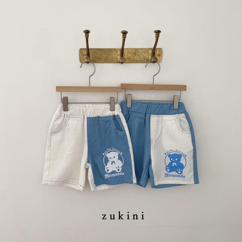ZUKINI - Korean Children Fashion - #Kfashion4kids - Color Bear Shorts
