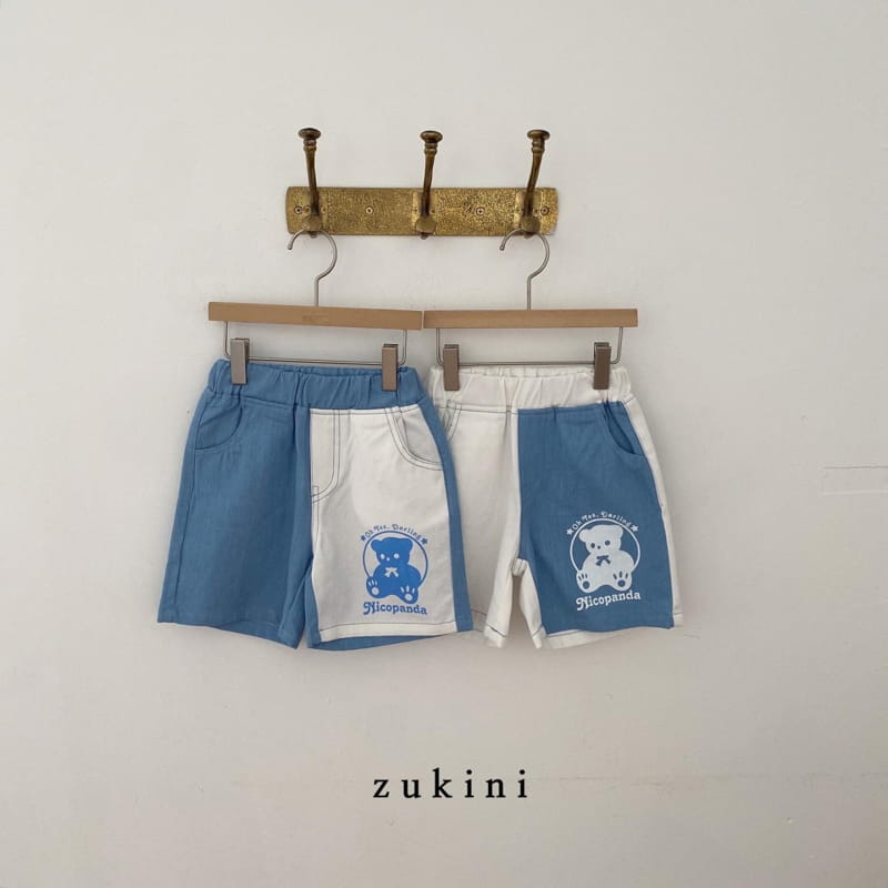 ZUKINI - Korean Children Fashion - #Kfashion4kids - Color Bear Shorts - 4