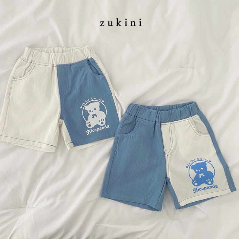 ZUKINI - Korean Children Fashion - #Kfashion4kids - Color Bear Shorts - 5