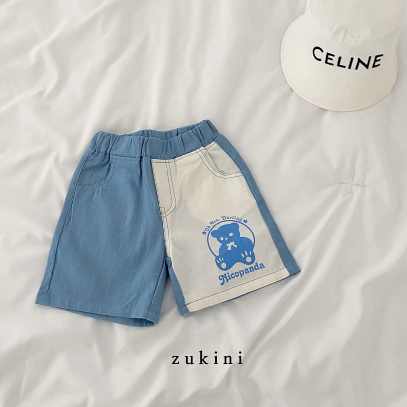 ZUKINI - Korean Children Fashion - #Kfashion4kids - Color Bear Shorts - 7