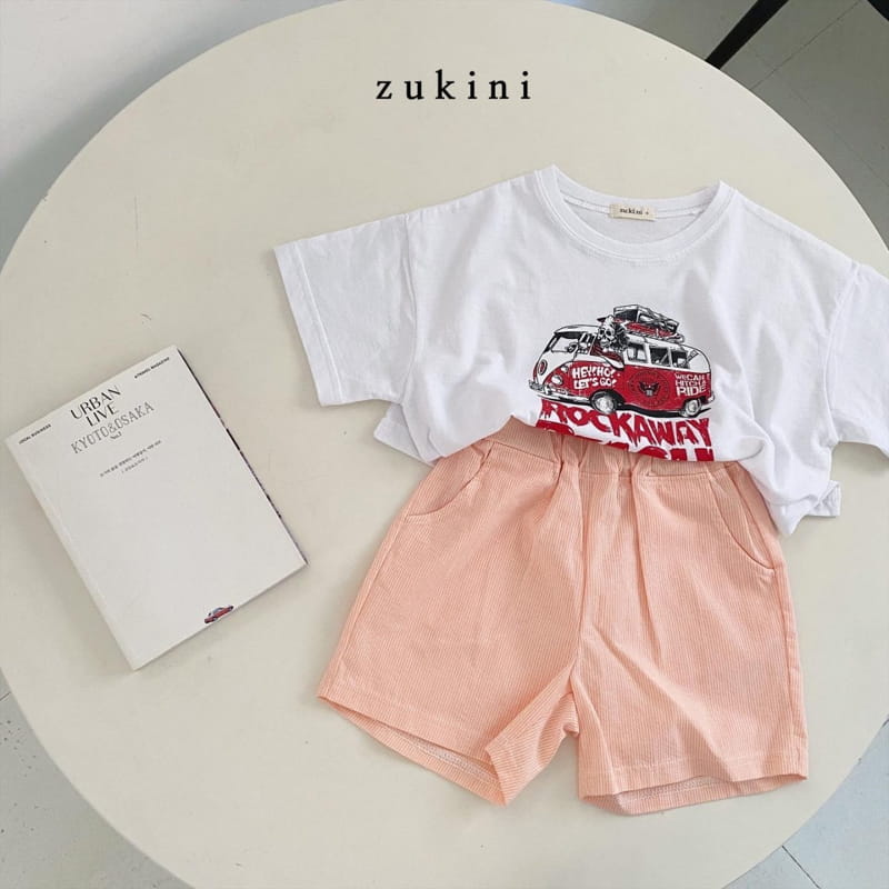 ZUKINI - Korean Children Fashion - #Kfashion4kids - Neon Stripes Shorts - 6
