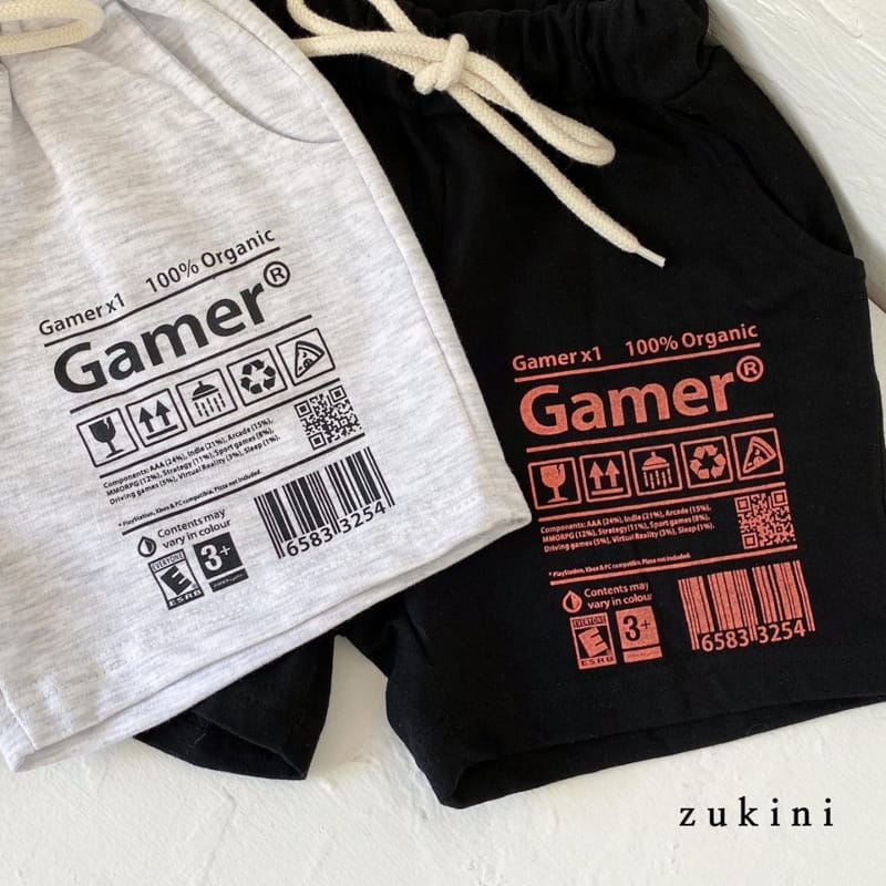 ZUKINI - Korean Children Fashion - #Kfashion4kids - Gamer Banding Shorts - 5