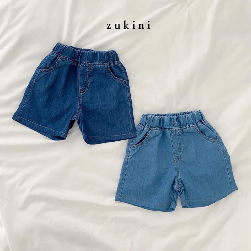 ZUKINI - Korean Children Fashion - #Kfashion4kids - Denim Shorts