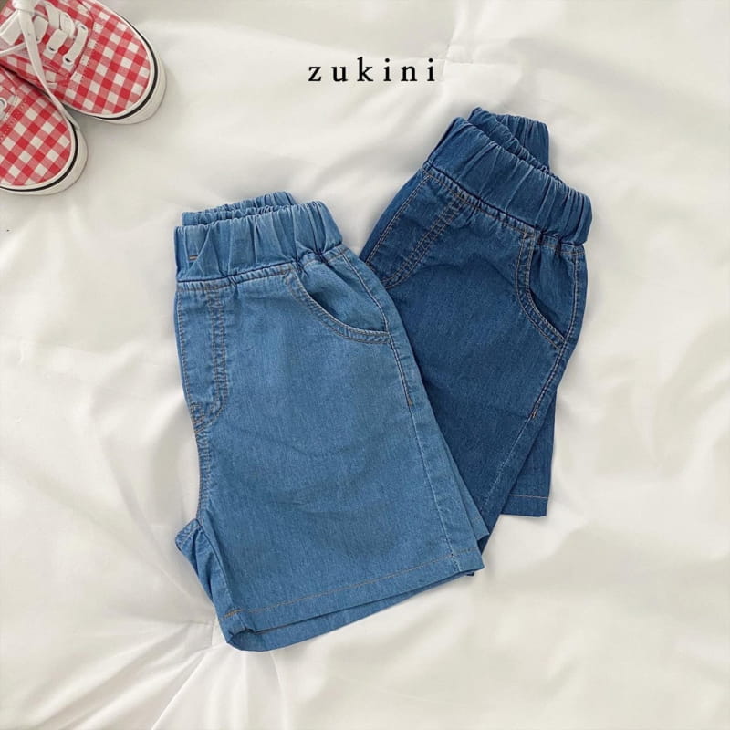 ZUKINI - Korean Children Fashion - #Kfashion4kids - Denim Shorts - 8
