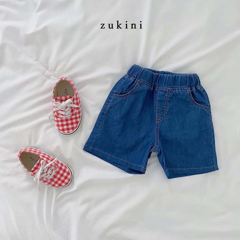 ZUKINI - Korean Children Fashion - #Kfashion4kids - Denim Shorts - 9