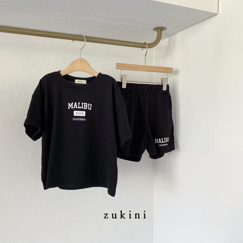 ZUKINI - Korean Children Fashion - #Kfashion4kids - Malibu Top Bottom Set - 3