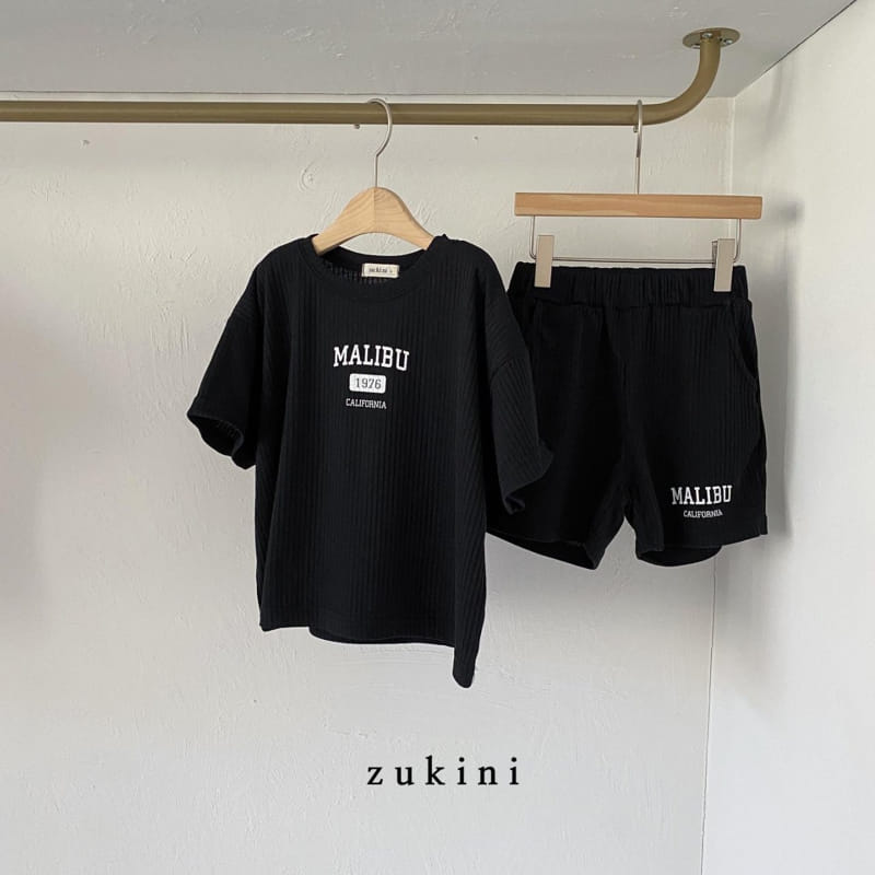 ZUKINI - Korean Children Fashion - #Kfashion4kids - Malibu Top Bottom Set - 4