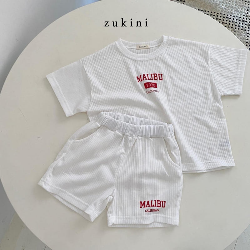 ZUKINI - Korean Children Fashion - #Kfashion4kids - Malibu Top Bottom Set - 6
