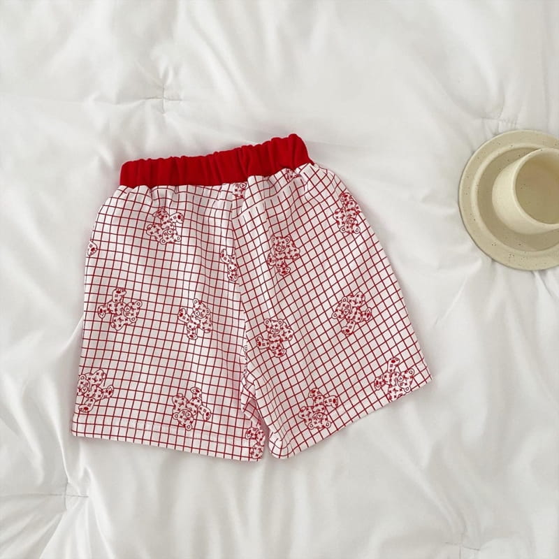 ZUKINI - Korean Children Fashion - #Kfashion4kids - Bear Louie Top Bottom Set - 11