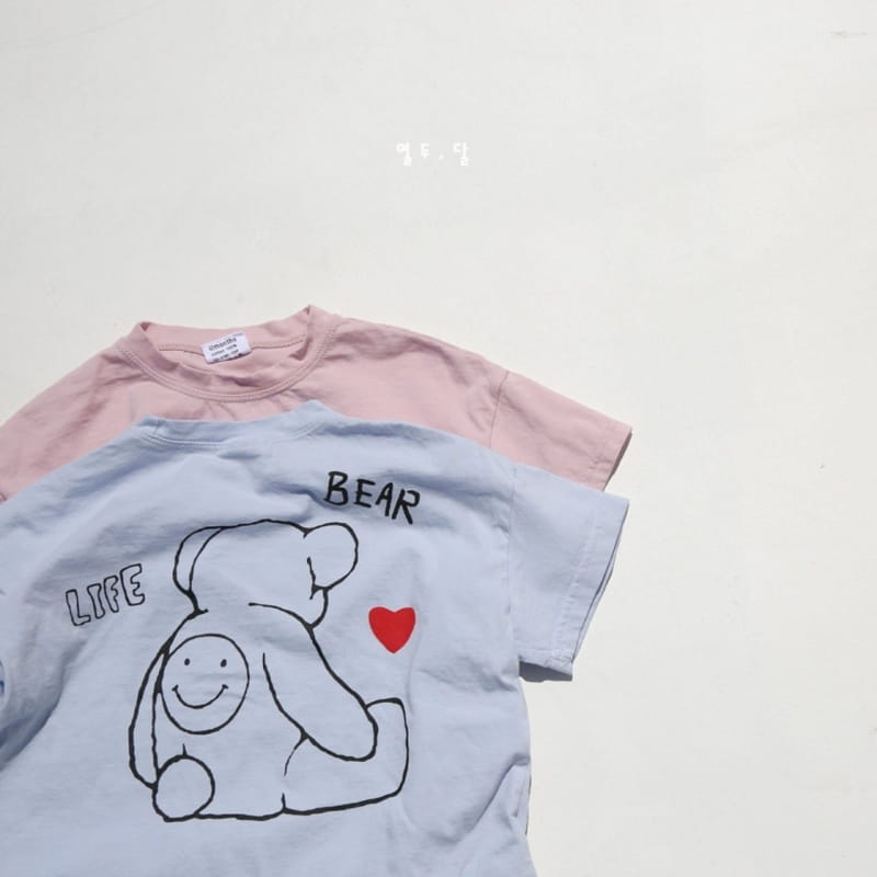 12 MONTH - Korean Children Fashion - #Kfashion4kids - Bear Tee - 10