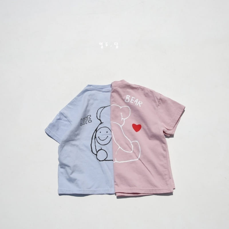 12 MONTH - Korean Children Fashion - #Kfashion4kids - Bear Tee - 12