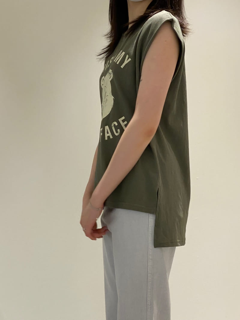 1968 - Korean Children Fashion - #Kfashion4kids - Bear Painting Tee - 2