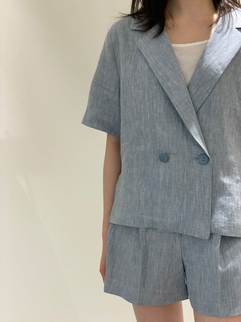 1968 - Korean Children Fashion - #Kfashion4kids - Linen Pre Dyeing Jacket