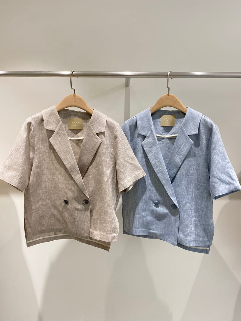 1968 - Korean Children Fashion - #Kfashion4kids - Linen Pre Dyeing Jacket - 2