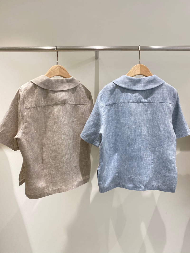 1968 - Korean Children Fashion - #Kfashion4kids - Linen Pre Dyeing Jacket - 3