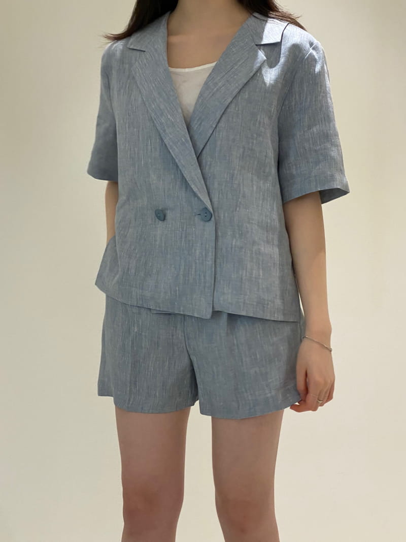 1968 - Korean Children Fashion - #Kfashion4kids - Linen Pre Dyeing Jacket - 4