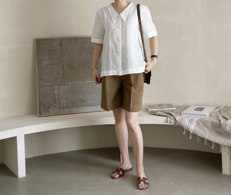 AFTER GLOW - Korean Children Fashion - #Kfashion4kids - Maji Linen Blouse - 2