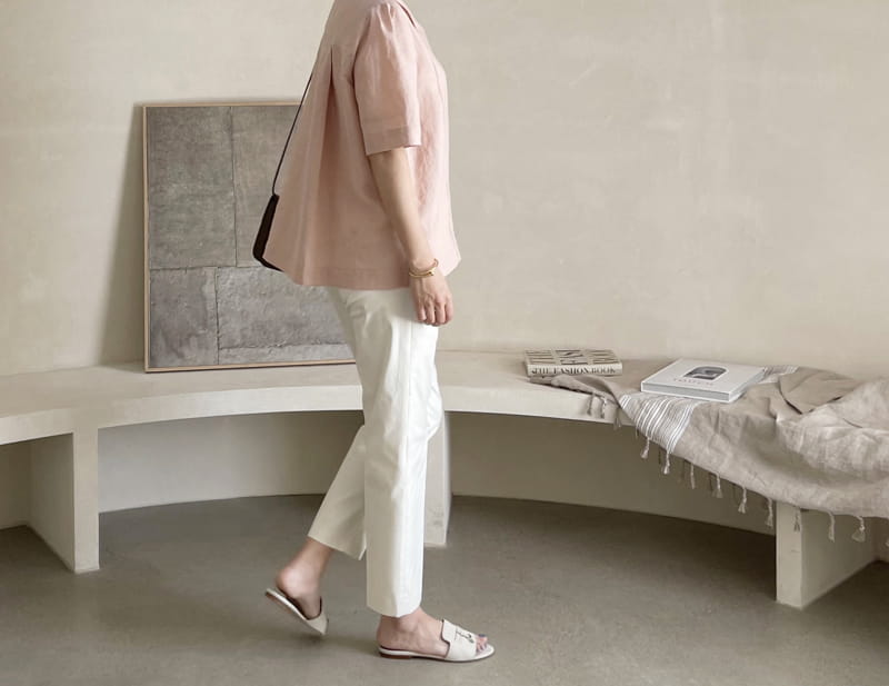 AFTER GLOW - Korean Children Fashion - #Kfashion4kids - Maji Linen Blouse - 4