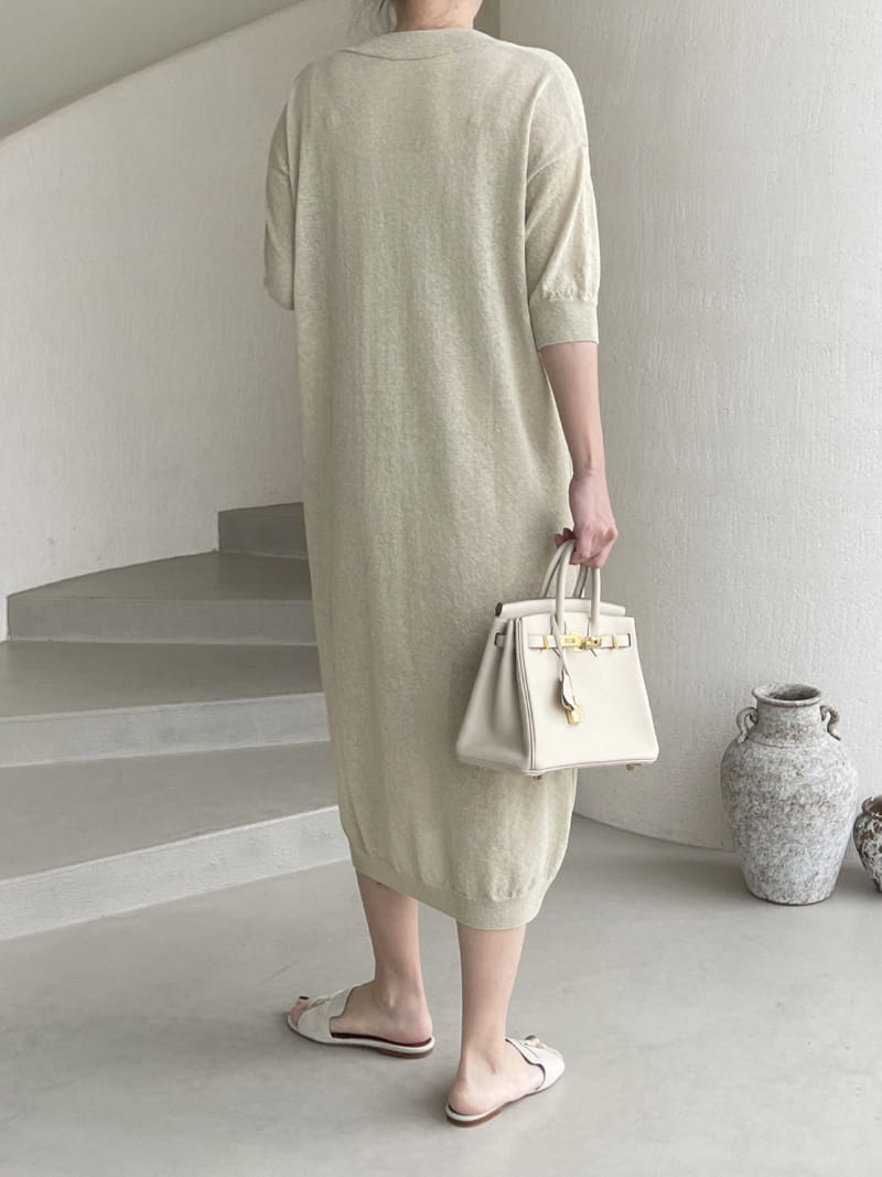 AFTER GLOW - Korean Children Fashion - #Kfashion4kids - Summer V Knit One-piece