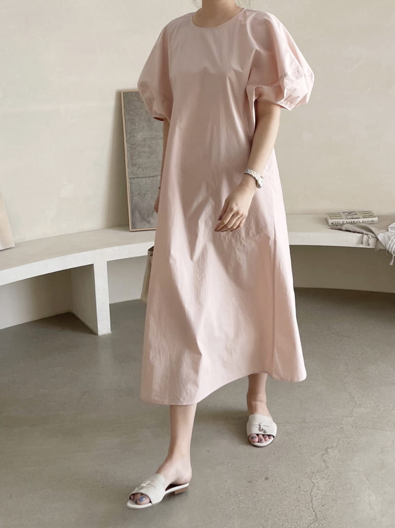 AFTER GLOW - Korean Children Fashion - #Kfashion4kids - May Puff One-piece