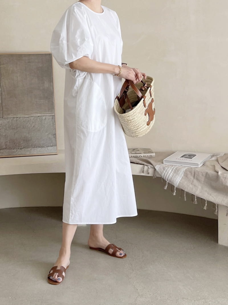 AFTER GLOW - Korean Children Fashion - #Kfashion4kids - May Puff One-piece - 4