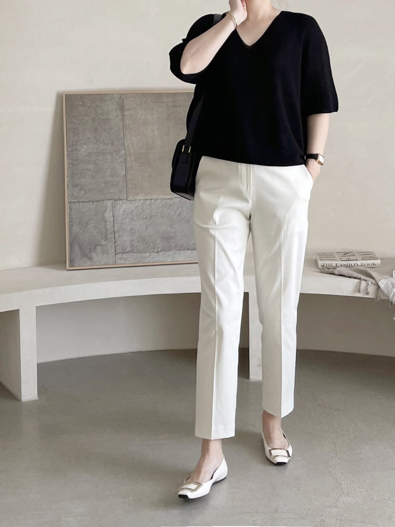 AFTER GLOW - Korean Children Fashion - #Kfashion4kids - Holgament Agndo V Knit