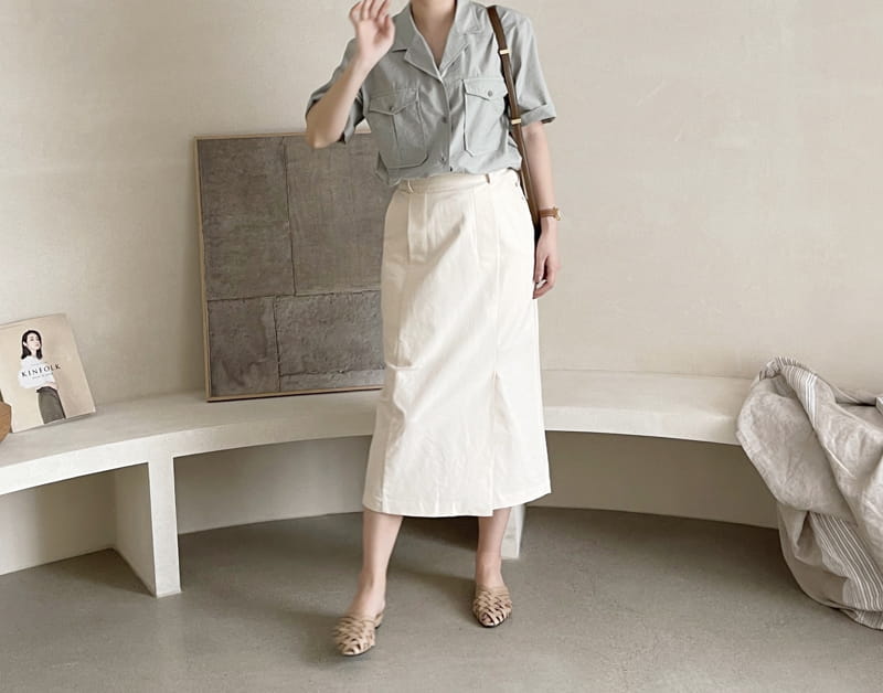 AFTER GLOW - Korean Children Fashion - #Kfashion4kids - Lemel Pocket Shirt