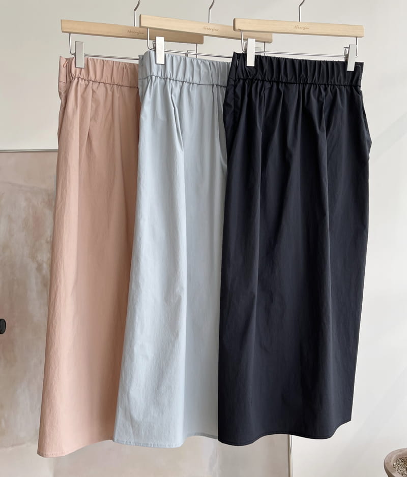 AFTER GLOW - Korean Children Fashion - #Kfashion4kids - Shirring Bending Skirt - 4