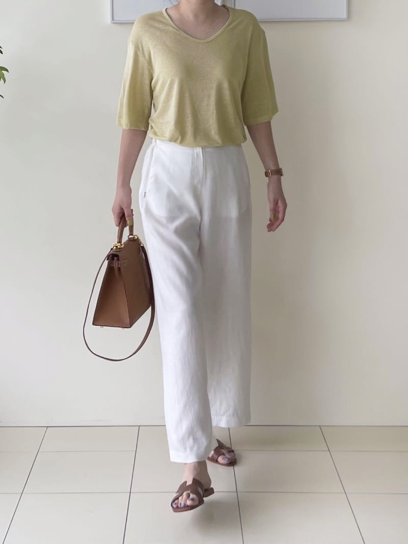AFTER GLOW - Korean Children Fashion - #Kfashion4kids - Linen Zipper Pants - 2
