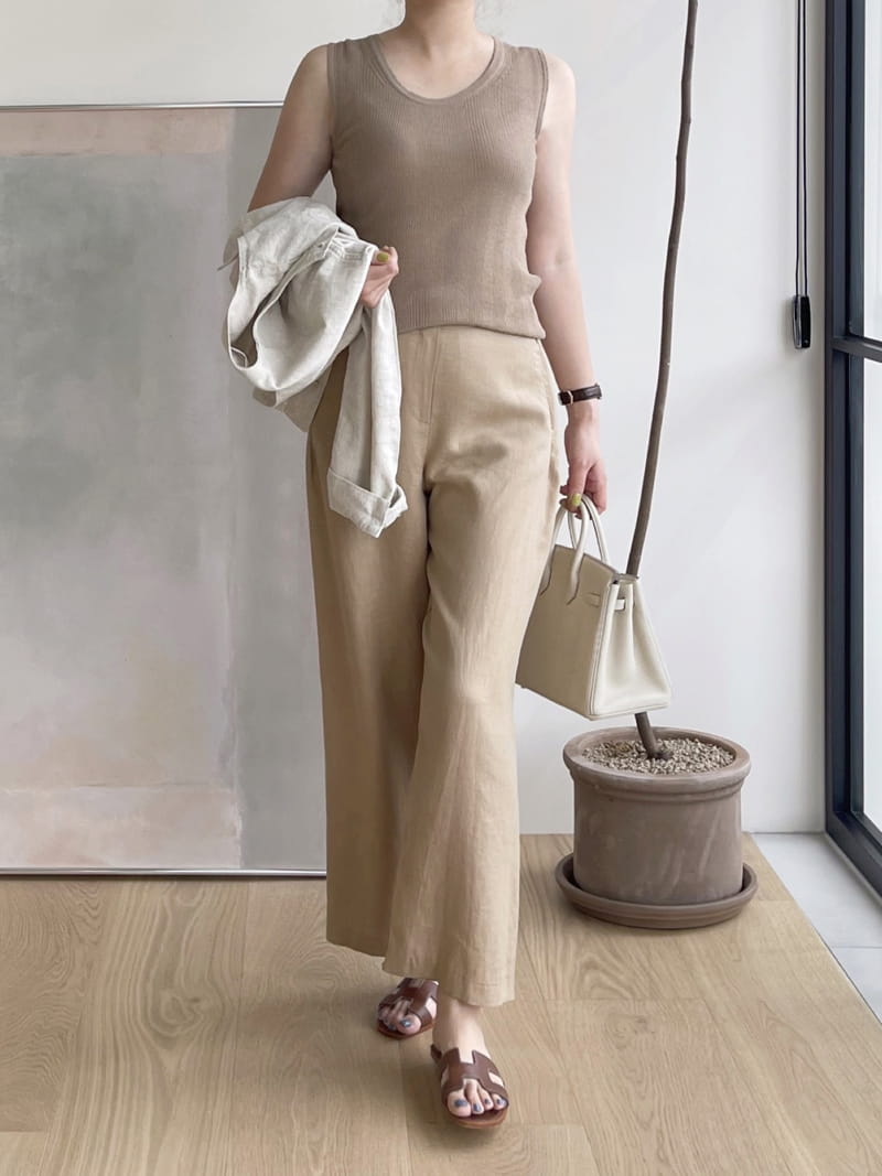 AFTER GLOW - Korean Children Fashion - #Kfashion4kids - Linen Zipper Pants - 4