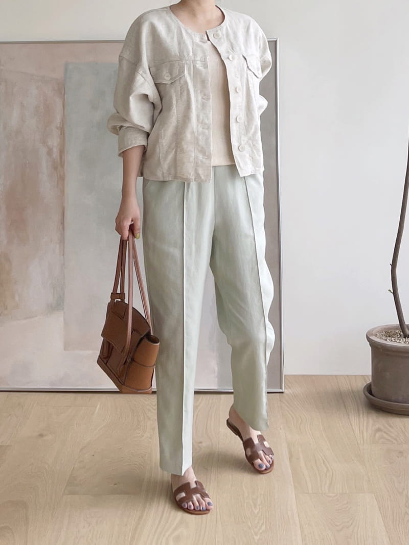 AFTER GLOW - Korean Children Fashion - #Kfashion4kids - Roy Linen Jacket
