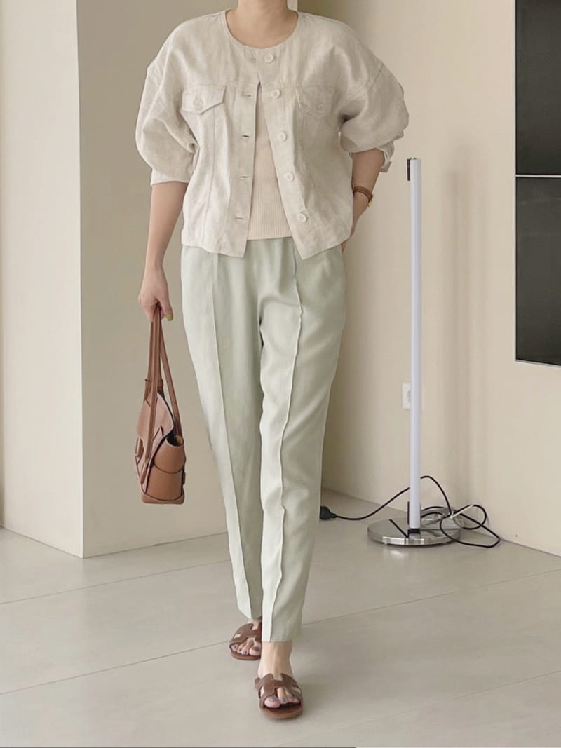 AFTER GLOW - Korean Children Fashion - #Kfashion4kids - Roy Linen Jacket - 4