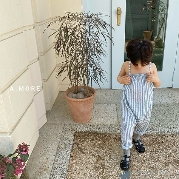 AMORE - Korean Children Fashion - #Kfashion4kids - Sha Linen One-piece - 2