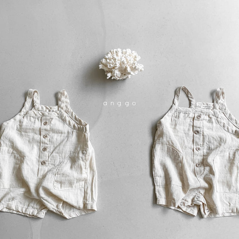 ANGGO - Korean Children Fashion - #Kfashion4kids - Bebe Cracker Overall - 2