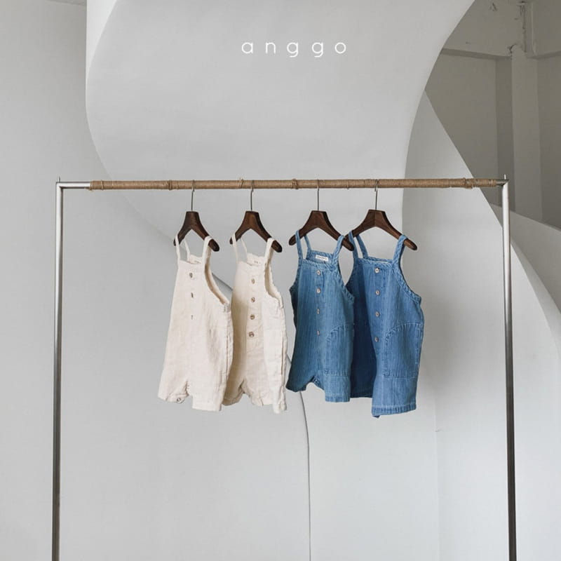 ANGGO - Korean Children Fashion - #Kfashion4kids - Bebe Cracker Overall - 4