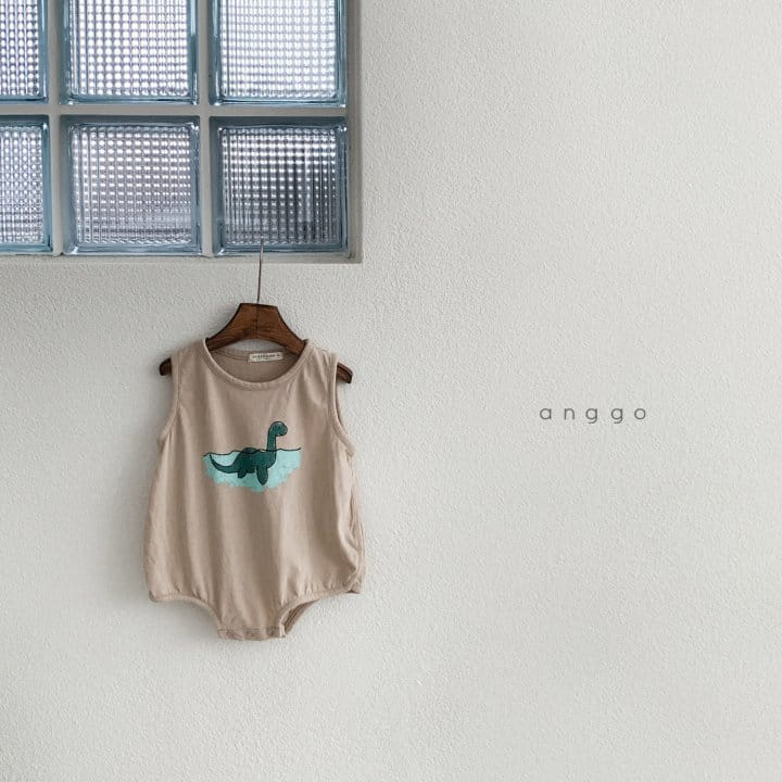 ANGGO - Korean Children Fashion - #Kfashion4kids - Bebe Summer Dino Bodysuit - 11