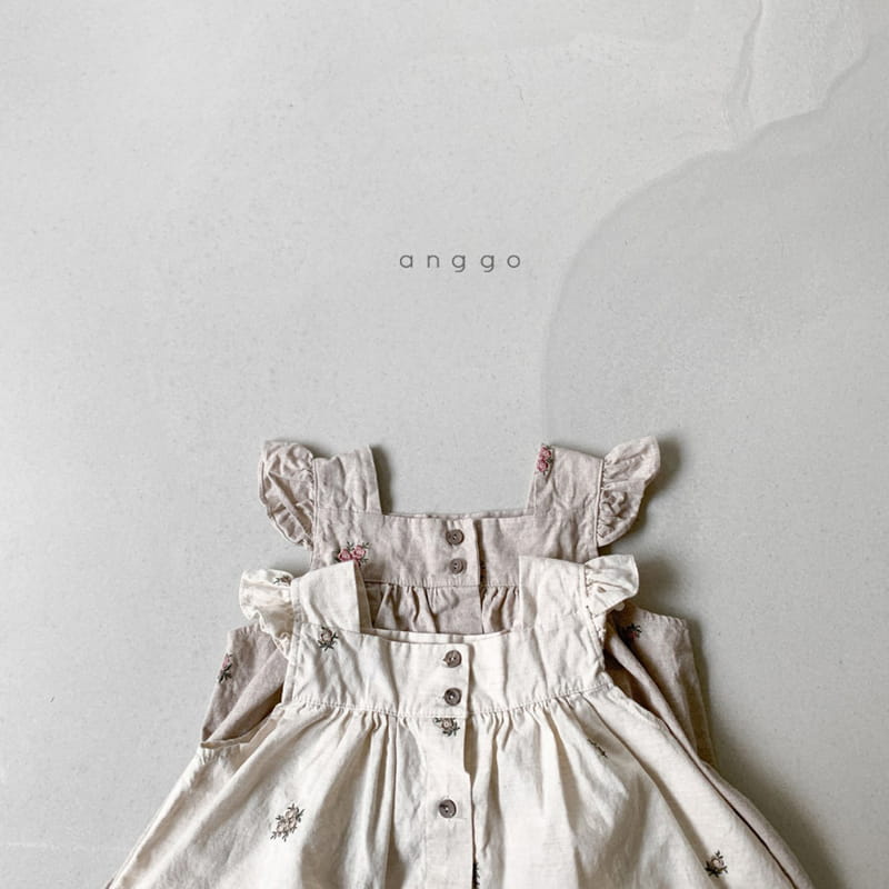ANGGO - Korean Children Fashion - #Kfashion4kids - Chamomile One-piece - 5