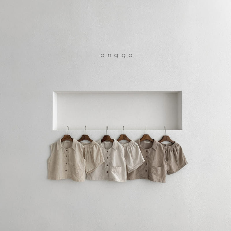 ANGGO - Korean Children Fashion - #Kfashion4kids - Mitzu Top Bottom Set