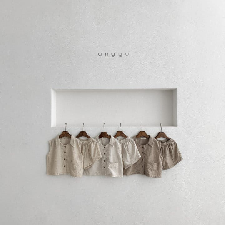 ANGGO - Korean Children Fashion - #Kfashion4kids - Mitzu Top Bottom Set - 5