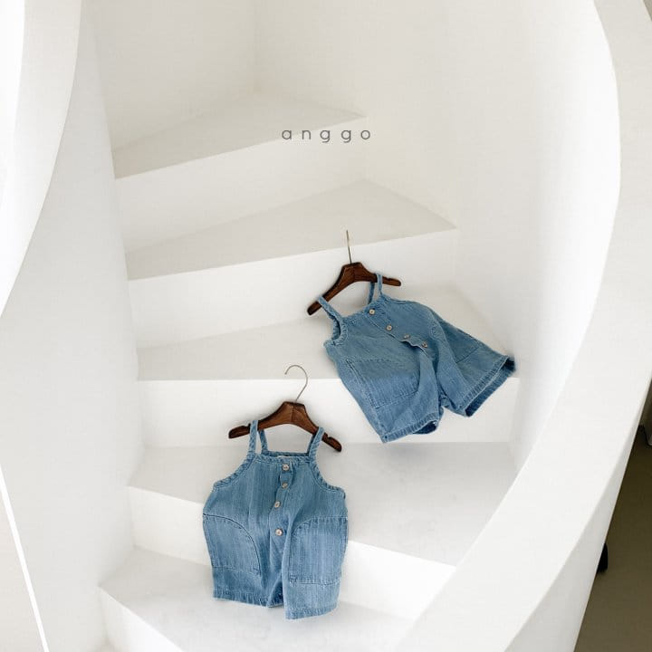 ANGGO - Korean Children Fashion - #Kfashion4kids - Cracker Overall - 12