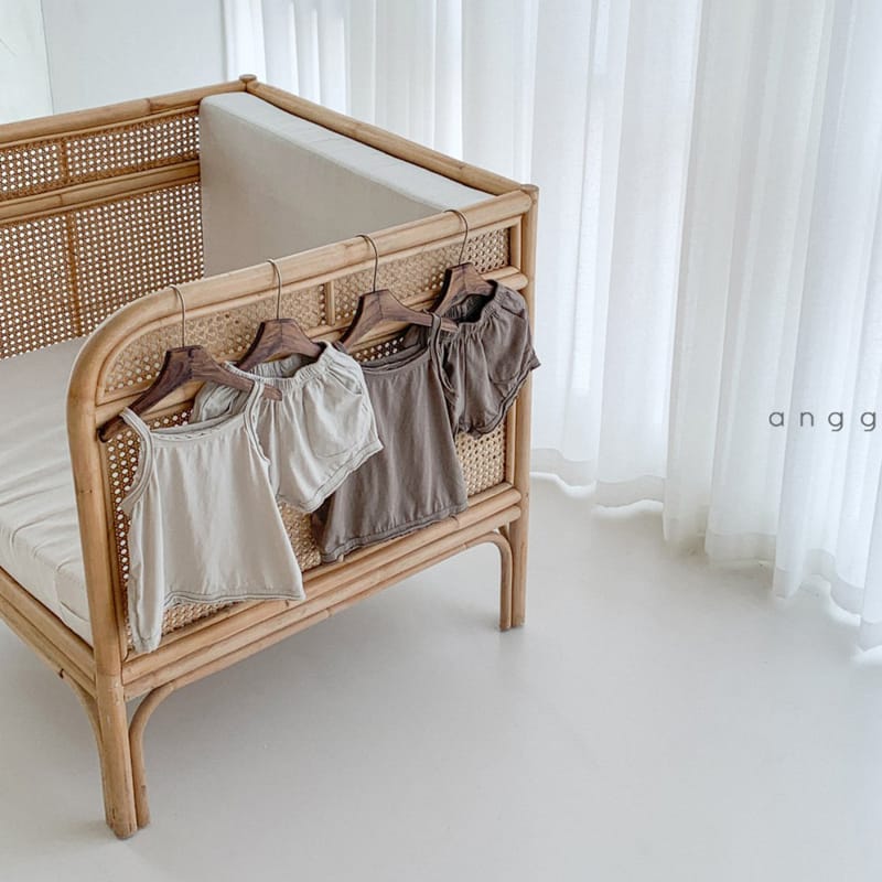 ANGGO - Korean Children Fashion - #Kfashion4kids - Monshell Top Bottom Set - 2