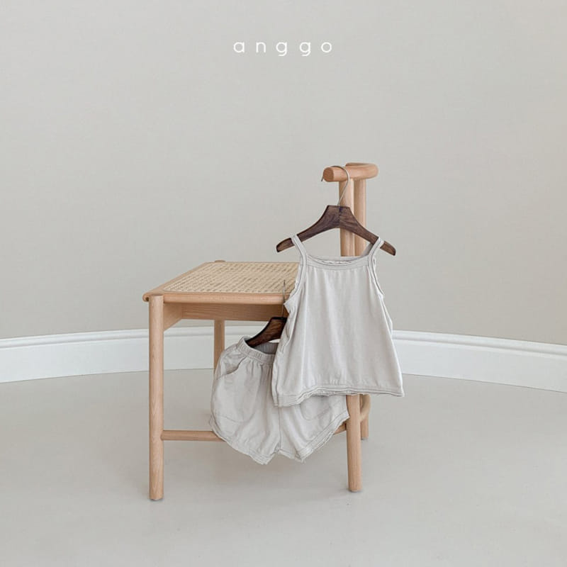 ANGGO - Korean Children Fashion - #Kfashion4kids - Monshell Top Bottom Set - 3