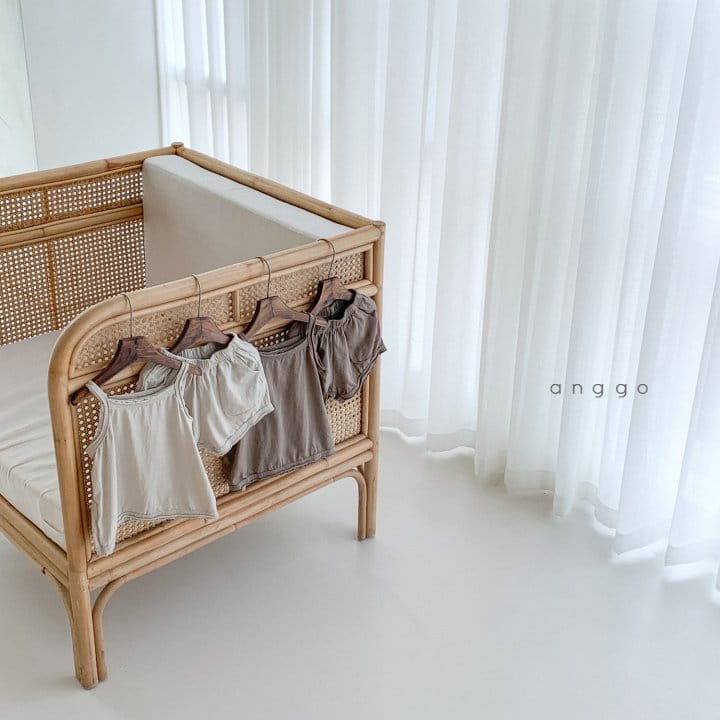 ANGGO - Korean Children Fashion - #Kfashion4kids - Monshell Top Bottom Set - 9