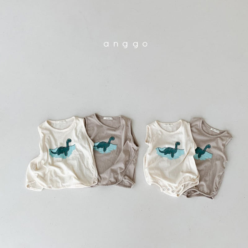ANGGO - Korean Children Fashion - #Kfashion4kids - Summer Dino Tee - 4