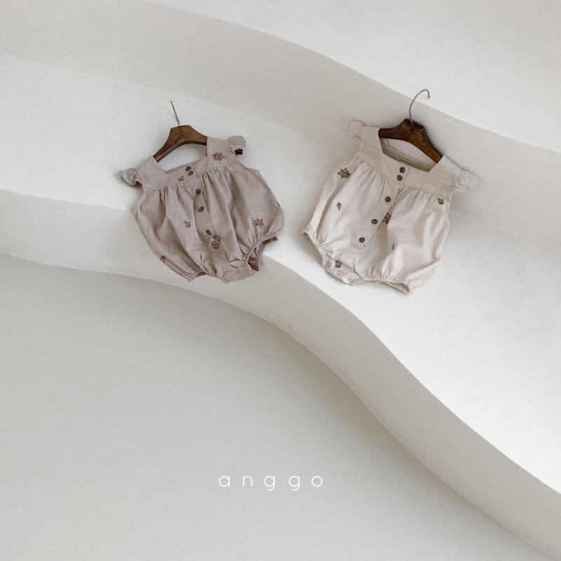 ANGGO - Korean Children Fashion - #Kfashion4kids - Bebe Chamomile Bodysuit