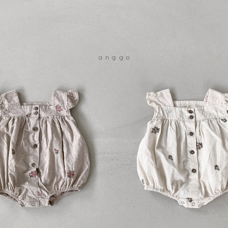 ANGGO - Korean Children Fashion - #Kfashion4kids - Bebe Chamomile Bodysuit - 5