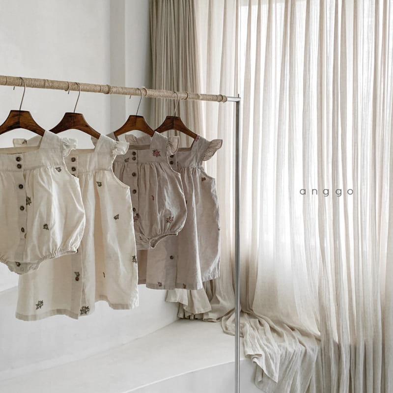 ANGGO - Korean Children Fashion - #Kfashion4kids - Bebe Chamomile Bodysuit - 6