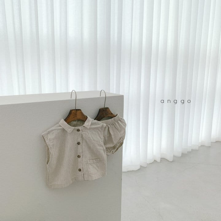 ANGGO - Korean Children Fashion - #Kfashion4kids - Bebe Mitzu Top Bottom SEt - 10